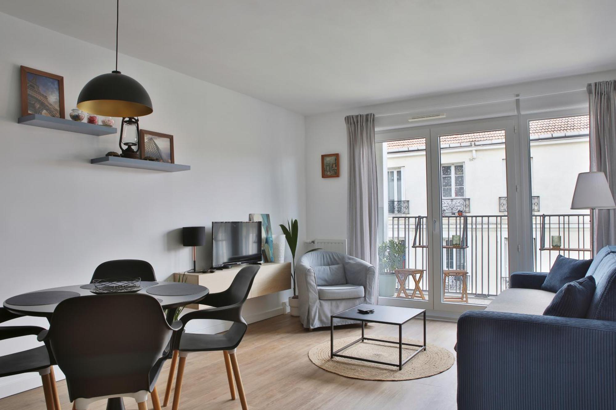 "Starry In So" 47M2, Lits Jumeaux, Parking Gratuit, Rue Calme Et Arboree, Metro 10 Min, Stade De France 24Min A Pied Saint-Ouen  Bagian luar foto